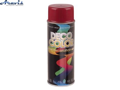 Фарба аерозольна пурпурно червона Deco Color Decoration RAL3004//67684/ 721245 400мл