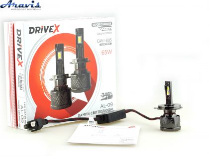 Автомобільні світлодіодні LED лампи DriveX AL-09 HB3(9005) 6000K LED