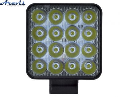 Дополнительные светодиодные фары LED WL SQ-01 SP 16-48W 85x85mm