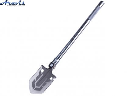 Лопата штикова складана 67см (ніж, кремінь, свисток, викрутка, гайковий ключ) WTH71283-15 MPH038007
