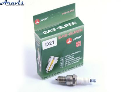 Свічки AMP GAS-Super D-21 для ЗАЗ Forza 1117-1119 8V, 2101-21099 8-ми клап.  Daewoo Lanos, Nexia