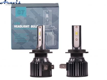 Автомобильные светодиодные LED лампы H7 60W/9600Lm/6000K 3570 Chip IP65/9-32V C7