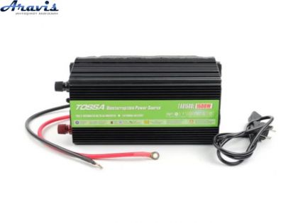 Перетворювач напруги 12V-220V/1500W Модифікований синус з функцією UPS+1USB +1Розетка Tossa TAU1500L-1500W