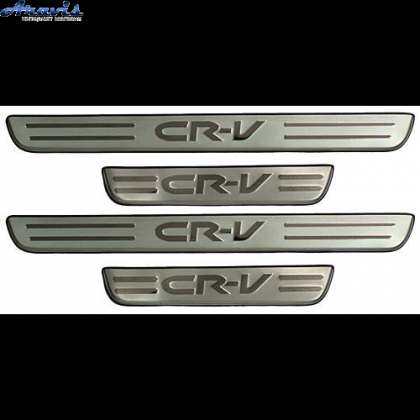 Накладки на пороги металеві Honda CR-V 2002-2003