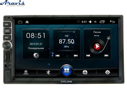 Автомагнитола Cyclone MP-7045 GPS Android 2DIN
