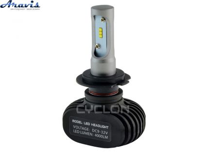 Автомобільні світлодіодні LED лампи H7 Cyclone 5000K type9A комплект для авто