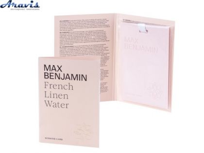 Ароматизатор MAХ Benjamin Scented Card French Linen Water 717691