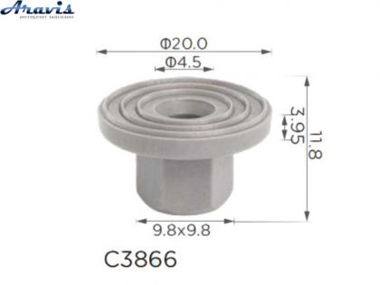 Гайки C3866 Audi Seat Volkswagen 8E0825265C,20036 100шт