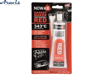 Герметик прокладок красный Nowax NX37309 85g