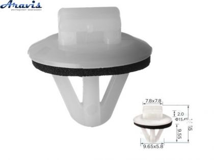 Кліпси C0166 Lexus Toyota Nissan 6295512010 6295520020 9046708080 General Motors 94848834 100шт