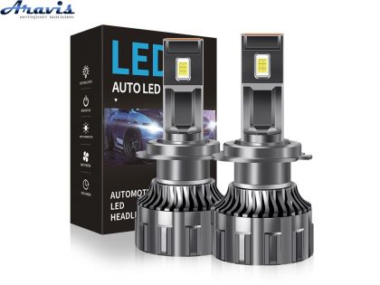 Автомобильные светодиодные LED лампы H7 60W/9600Lm/6000K 3570 Chip+400% 12V R11