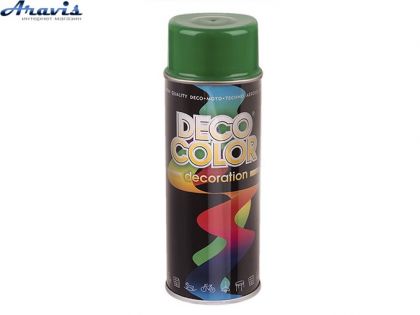 Фарба аерозольна зелена Deco Color Decoration RAL6029/720118 400мл