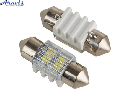 Лампочка светодиодная PULSO/софитные/LED SV8.5/T11x31mm/2 SMD-5730/9-18v/80Lm (LP-64031)