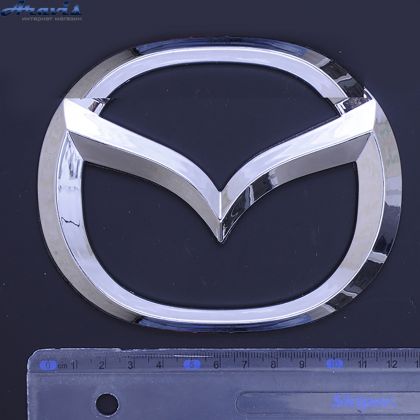 Эмблема Mazda 3 125х100мм пластик