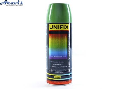 Фарба зелена лист Unifix RAL6002 951025 400мл