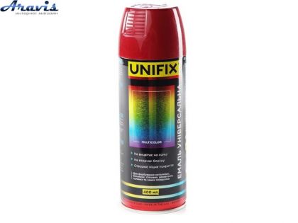 Фарба червона насичена оксид Unifix RAL3009 951019 400мл