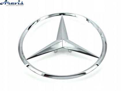Эмблема Mercedes 104мм пластик 3 пукли A638 758 0058 оригинал