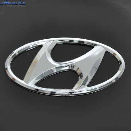 Эмблема Hyundai Starlex Getz 98-2005 передняя задняя скотч большая 128х65мм