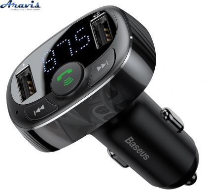 Модулятор Bluetooth Baseus T-typed Wireless MP3 Charger Bluetooth TM10A