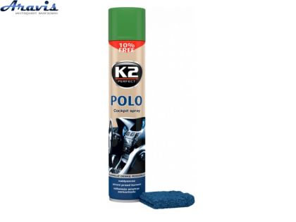 Полироль торпеды спрей 750ml K2 Polo Pine Сосна K4071