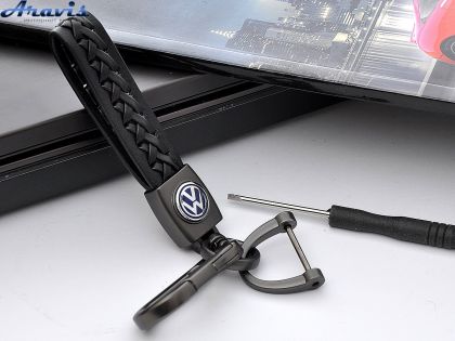 Брелок на ключі Джгут Volkswagen з Карабіном пакет+викрутка
