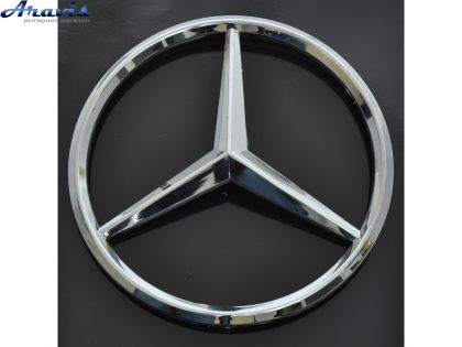 Эмблема Mercedes D183мм (207) перед пластик 7 пуклей