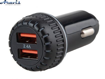 Зарядка в прикурювач Voin C-36208 2USB 12/24V-5V 2,4A