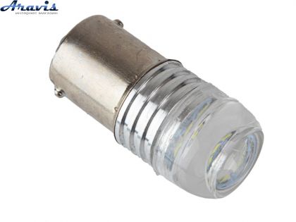 Лампочка світлодіодна габаритна Pulso LP-247676 1156 S25 BA15S P21W 3SMD-5630 24v 0.7w 67lm біла