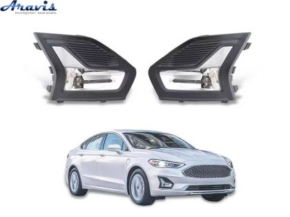 Противотуманные фары Ford Fusion 2019- DLAA FD-9005L с проводкой