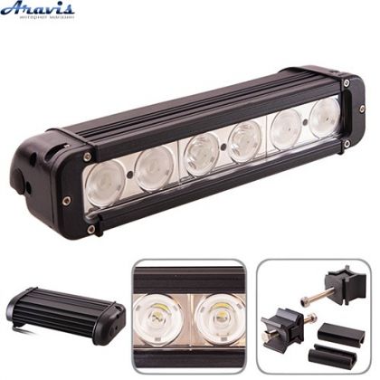 Додаткові світлодіодні фари LED WLP-60705 FLOOD/Б 279*64*92 60W 6000K ближній