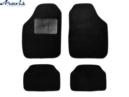 Коврики автомобильные текстиль B черные Elegant 215011