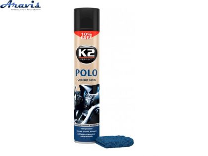 Полироль торпеды спрей 750ml K2 Polo Fahren Новая машина K4071