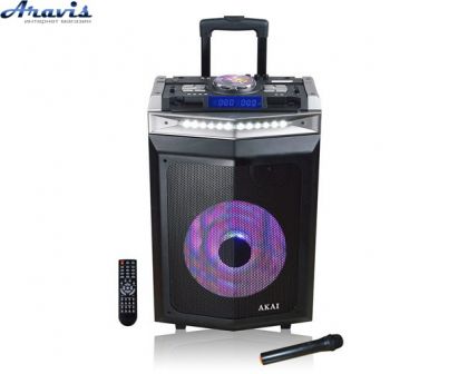 Портативна акустична система Akai DJ-6112BT