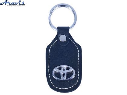 Брелок для ключей кожаный простой Toyota