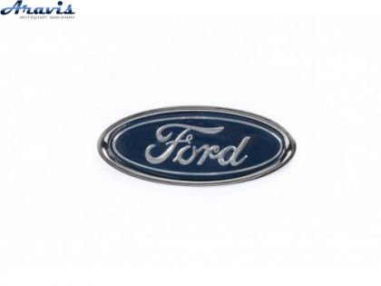Емблема Ford 110х50мм пластик хром перед Fiesta