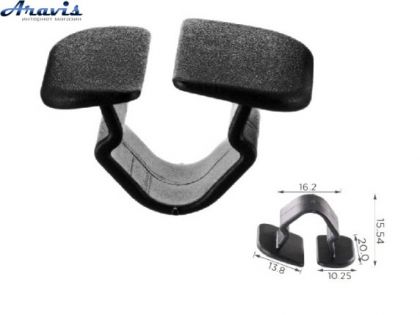 Кліпси C1413 Капота Audi Volkswagen Seat Skoda 1H586384901C 100шт