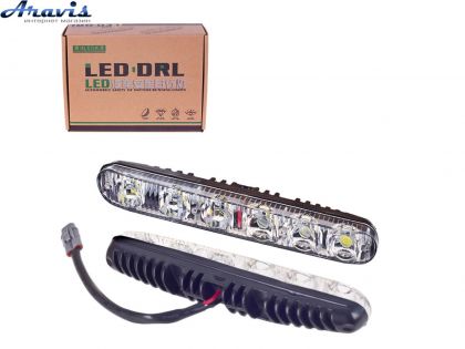 Додаткові світлодіодні фари LED денного світла XS-006 DRL 16 6LED/4W/12V/пластик/190*26mm 42164