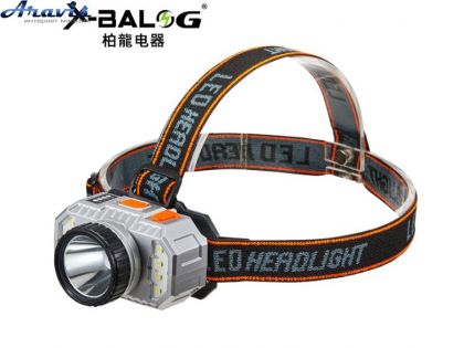 Ліхтарик налобний X-Balong LF-T19 4 режима, акумуляторний 800mAh Led+8smd