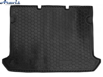 Килимок багажника Fiat Doblo 2001-2010 5міс коротка база без сітки пластик AVTO-Gumm 211502