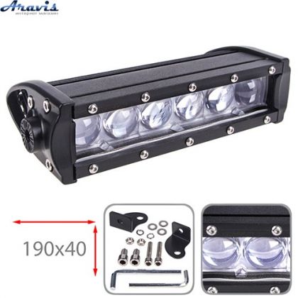 Додаткові світлодіодні фари LED Vitol LML-G2030-4D дальній