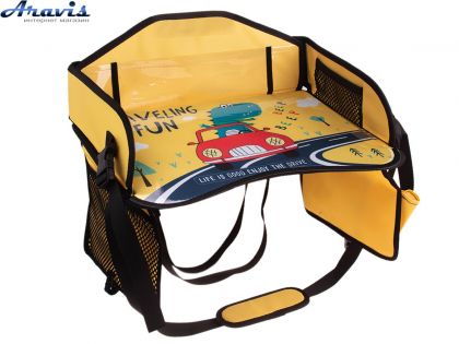 Детский столик на автокресло желтый TMZ-184 YL