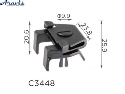 Скоби C3448 підкрилок Toyota 100шт