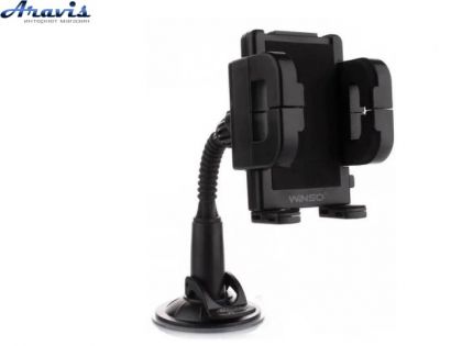 Держатель для телефона Winso 201110 40-110мм с присоской гибкий аналог CarLife PH-603