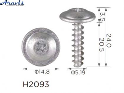 Саморез H2093 с шайбой Volkswagen N90846602,N90846601 100шт