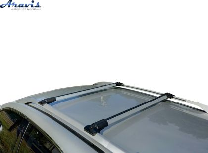 Багажник на рейлінг 115см Кенгуру Стелс XL/Алюмінієві поперечені Аеродинамічні