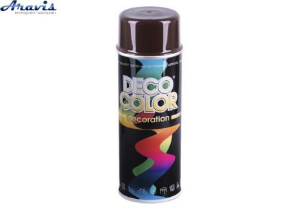 Краска аэрозольная шоколад Deco Color Decoration 721313 400мл