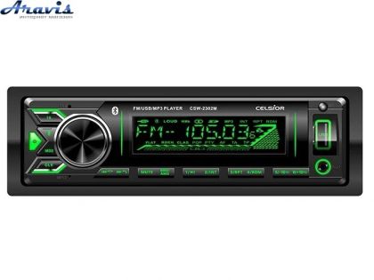 Автомагнітола MP3/SD/USB/FM бездисковий програвач Celsior CSW-2302M