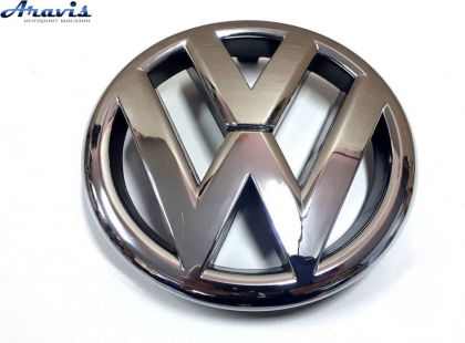 Емблема Volkswagen Jetta 2010-2014 130мм передня 5C6853601ULM