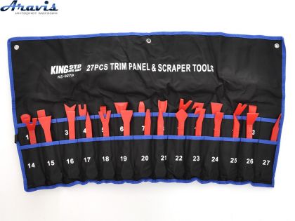 Набір для зняття обшивки панелі 27 предметів King STD KS-027P