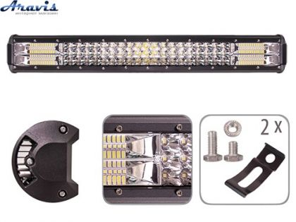 Додаткові світлодіодні фари LED WLP-7141 (583*80*60) 9-36V/324W/6000Kближній+дальній